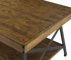 Pomona Pine Brown Coffee Table -Chic Furniture Store 810535747 3