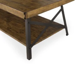 Pomona Pine Brown Coffee Table -Chic Furniture Store 810535747 4