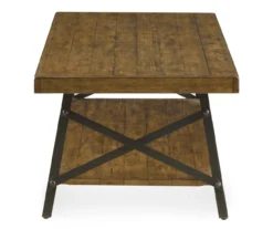 Pomona Pine Brown Coffee Table -Chic Furniture Store 810535747 6