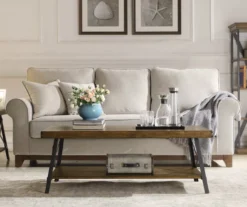 Pomona Pine Brown & Steel Gray 24" Wood Open-Shelf End Table 20 Pomona Pine Brown & Steel Gray 24" Wood Open-Shelf End Table -Chic Furniture Store 810535748 11