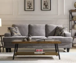 Pomona Pine Brown & Steel Gray 24" Wood Open-Shelf End Table 21 Pomona Pine Brown & Steel Gray 24" Wood Open-Shelf End Table -Chic Furniture Store 810535748 12