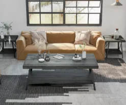 Pomona Gray & Steel Gray 24" Wood Open-Shelf End Table -Chic Furniture Store 810535749 7