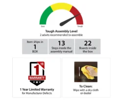 Flaxton Graphite Gray Electric Corner Fireplace Console -Chic Furniture Store 810538183 6