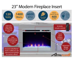 Newland White Electric Fireplace Console -Chic Furniture Store 810538184 5