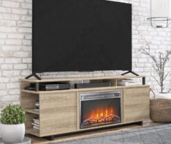 23" Mesh Electric Fireplace Insert -Chic Furniture Store 810538190 6
