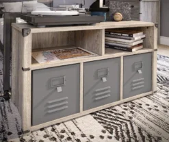 Nova Gray Oak Bedroom Storage Bench -Chic Furniture Store 810538200 3