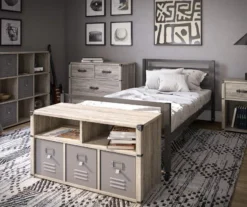 Nova Gray Oak Bedroom Storage Bench -Chic Furniture Store 810538200 6