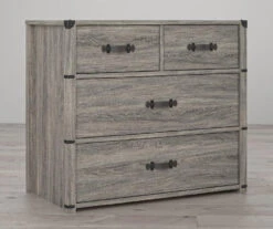 Nova Gray Oak 4-Drawer Storage Dresser -Chic Furniture Store 810538201 2