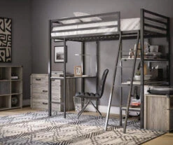 Nova Gray Oak 4-Drawer Storage Dresser -Chic Furniture Store 810538201 6