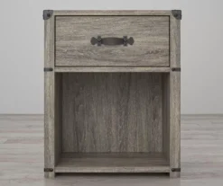 Nova Gray Oak Nightstand -Chic Furniture Store 810538202 1
