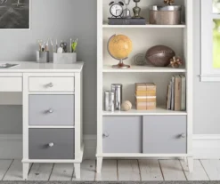Monarch Hill Poppy Gray & White Bookcase -Chic Furniture Store 810538207 3