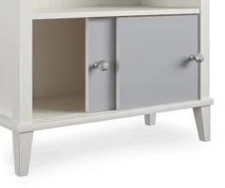 Monarch Hill Poppy Gray & White Bookcase -Chic Furniture Store 810538207 6