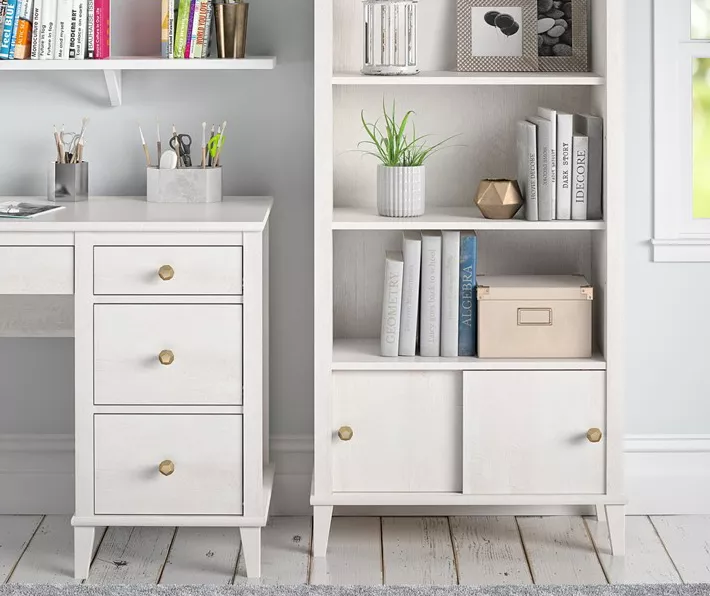 Monarch Hill Poppy Ivory Oak Bookcase 8 Monarch Hill Poppy Ivory Oak Bookcase - Image 6