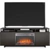 65" Himmel Espresso Electric Fireplace Console -Chic Furniture Store 810538249 3