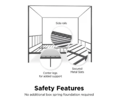 Marion Dark Gray Metal King Canopy Bed 13 Marion Dark Gray Metal King Canopy Bed -Chic Furniture Store 810538378 6