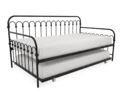 Bright Pop Black Metal Twin Daybed & Trundle -Chic Furniture Store 810538400 5