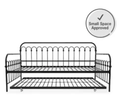 Bright Pop Black Metal Twin Daybed & Trundle -Chic Furniture Store 810538400 6