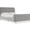 Little Seeds Valentina Velvet Full Bed 1 Little Seeds Valentina Velvet Full Bed -Chic Furniture Store 810538403 2