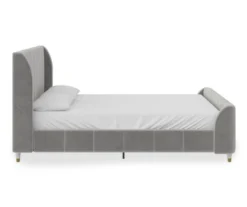 Little Seeds Valentina Velvet Full Bed -Chic Furniture Store 810538403 4