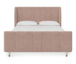 Little Seeds Valentina Velvet Full Bed -Chic Furniture Store 810538404 3