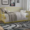 Bright Pop Yellow Metal Twin Daybed & Trundle -Chic Furniture Store 810538408 1