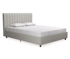 Novogratz Brittany Upholstered Linen Queen Bed -Chic Furniture Store 810538410 3