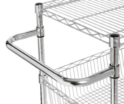 Chrome 3-Shelf Storage Cart -Chic Furniture Store 810539919 4