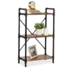 Black Industrial 3-Tier Bookshelf -Chic Furniture Store 810539936 1