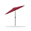 9' Hibiscus Red Tilt Market Patio Umbrella -Chic Furniture Store 810540696