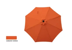 9' Sunburst Orange Tilt Market Patio Umbrella 8 9' Sunburst Orange Tilt Market Patio Umbrella -Chic Furniture Store 810540698 2