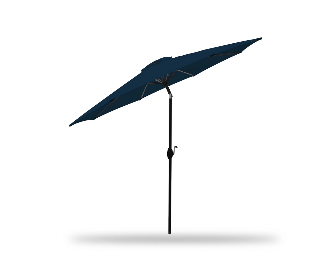 9' Midnight Blue Tilt Market Patio Umbrella 3 9' Midnight Blue Tilt Market Patio Umbrella