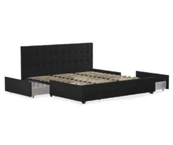 CosmoLiving Elizabeth Velvet Storage Bed -Chic Furniture Store 810540948 4