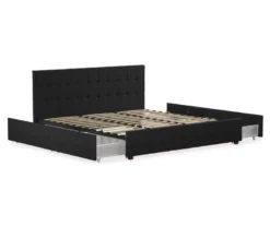 CosmoLiving Elizabeth Velvet Storage Bed -Chic Furniture Store 810540948 5