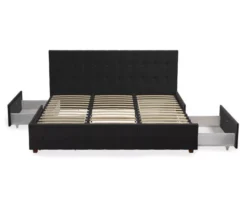 CosmoLiving Elizabeth Velvet Storage Bed -Chic Furniture Store 810540948 6