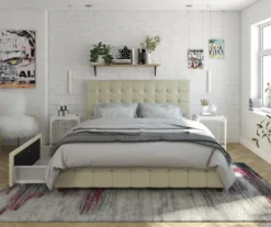 CosmoLiving Elizabeth Velvet Storage Bed -Chic Furniture Store 810540949 1