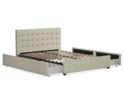 CosmoLiving Elizabeth Velvet Storage Bed -Chic Furniture Store 810540949 5