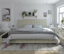 CosmoLiving Elizabeth Velvet Storage Bed -Chic Furniture Store 810540950 1