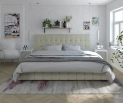 CosmoLiving Elizabeth Velvet Storage Bed -Chic Furniture Store 810540950 2