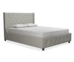 CosmoLiving Mercer Wingback Linen Bed -Chic Furniture Store 810540991 3