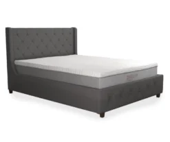 CosmoLiving Mercer Wingback Linen Bed -Chic Furniture Store 810541029 3