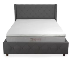 CosmoLiving Mercer Wingback Linen Bed -Chic Furniture Store 810541029 4