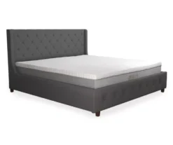 CosmoLiving Mercer Wingback Linen Bed -Chic Furniture Store 810541030 3