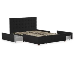 CosmoLiving Elizabeth Velvet Storage Bed -Chic Furniture Store 810541061 4