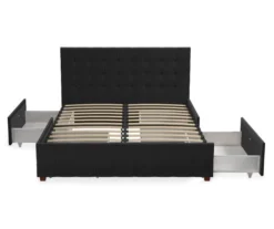 CosmoLiving Elizabeth Velvet Storage Bed -Chic Furniture Store 810541061 6