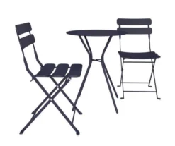 COSCO Outdoor Living Navy 3-Piece Folding Patio Seating Set -Chic Furniture Store 810541509 3