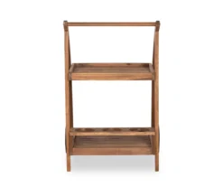Flint Acorn 2-Shelf Rolling Patio Trolley Cart 12 Flint Acorn 2-Shelf Rolling Patio Trolley Cart -Chic Furniture Store 810541696 6