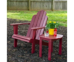 Flint Red Wood Patio Adirondack End Table 16 Flint Red Wood Patio Adirondack End Table -Chic Furniture Store 810541704 810541707