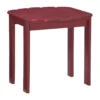 Flint Red Wood Patio Adirondack End Table -Chic Furniture Store 810541707 1