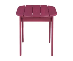 Flint Red Wood Patio Adirondack Coffee Table -Chic Furniture Store 810541710 3