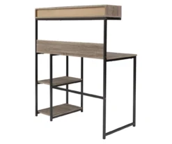 Daylicrew 2-Shelf Home Office Desk & Hutch 11 Daylicrew 2-Shelf Home Office Desk & Hutch -Chic Furniture Store 810542286 2